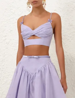 ZIMMERMANN CRUSH LACE TRIM SKIRT AND TOP for rent on The Volte - image 4