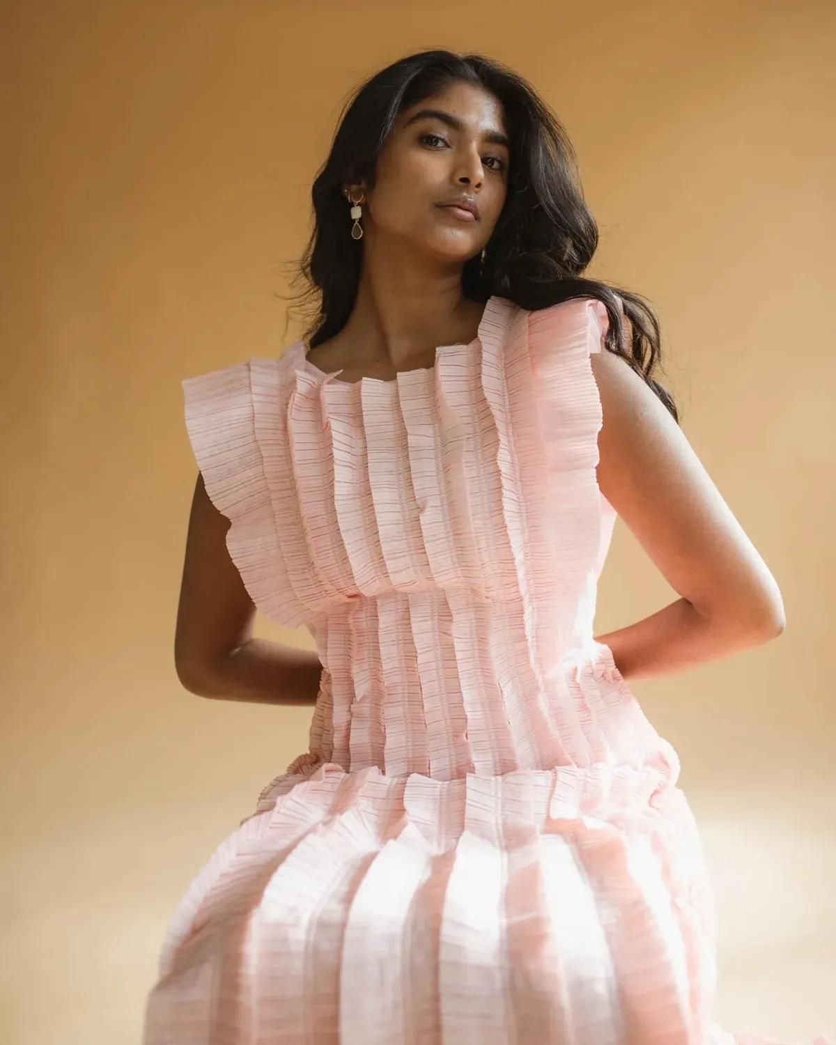 AJE HYBRID MIDI DRESS PINK SIZE 10 - Image 3