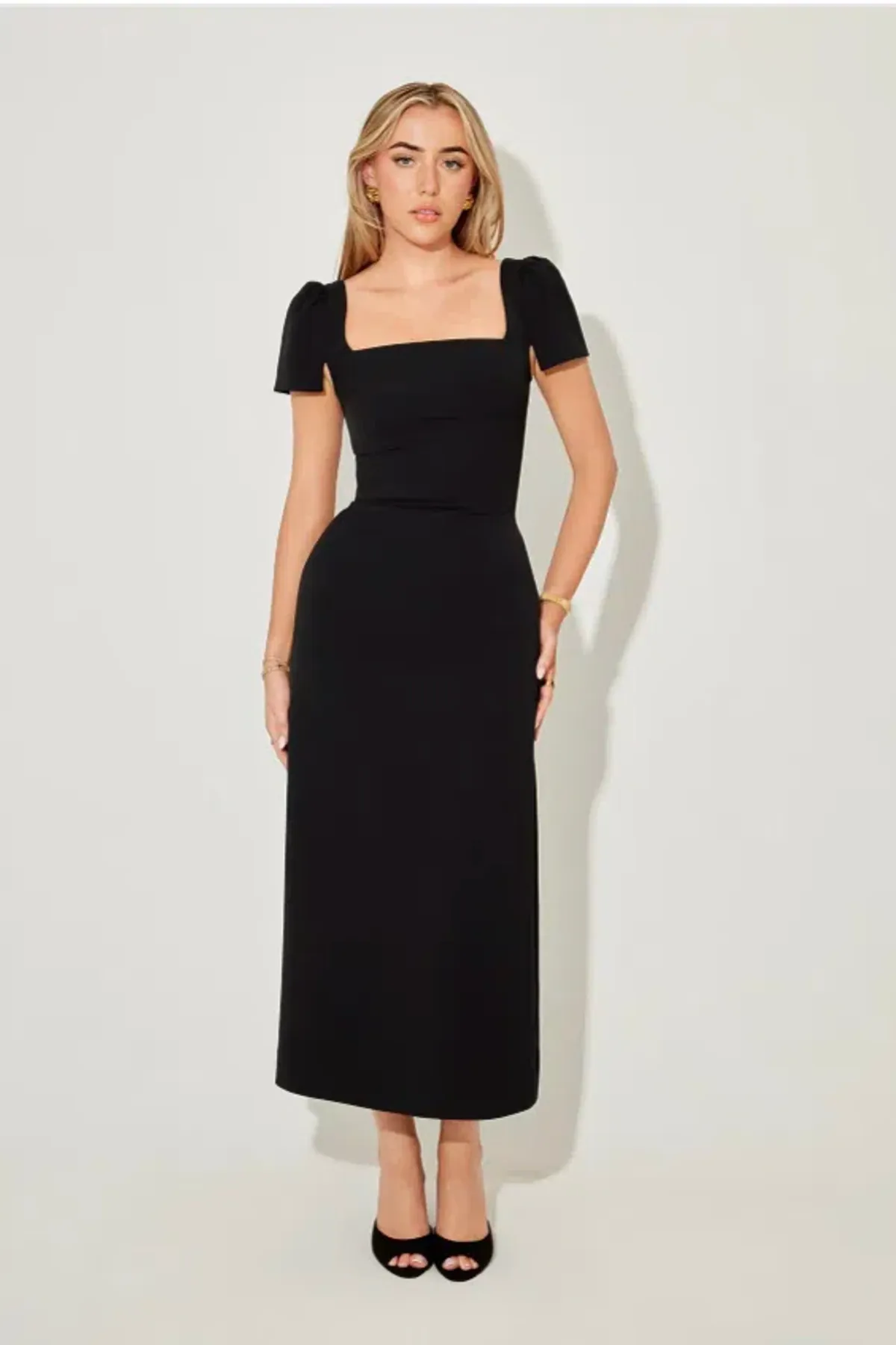 THE ULTIMATE MUSE SQUARE NECK SLIP DRESS - Image 1