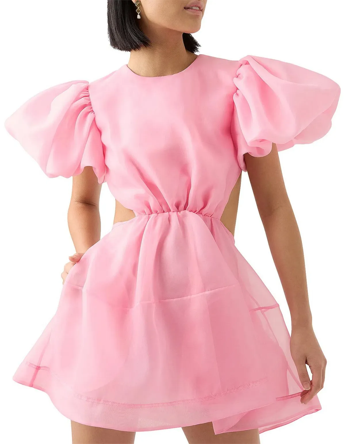 Aje Simplicity Cut Out Mini Dress - Image 1