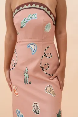 Alemais La. Sirena Exclusive- Laurence Midi Dress- 16 for rent on The Volte - image 4