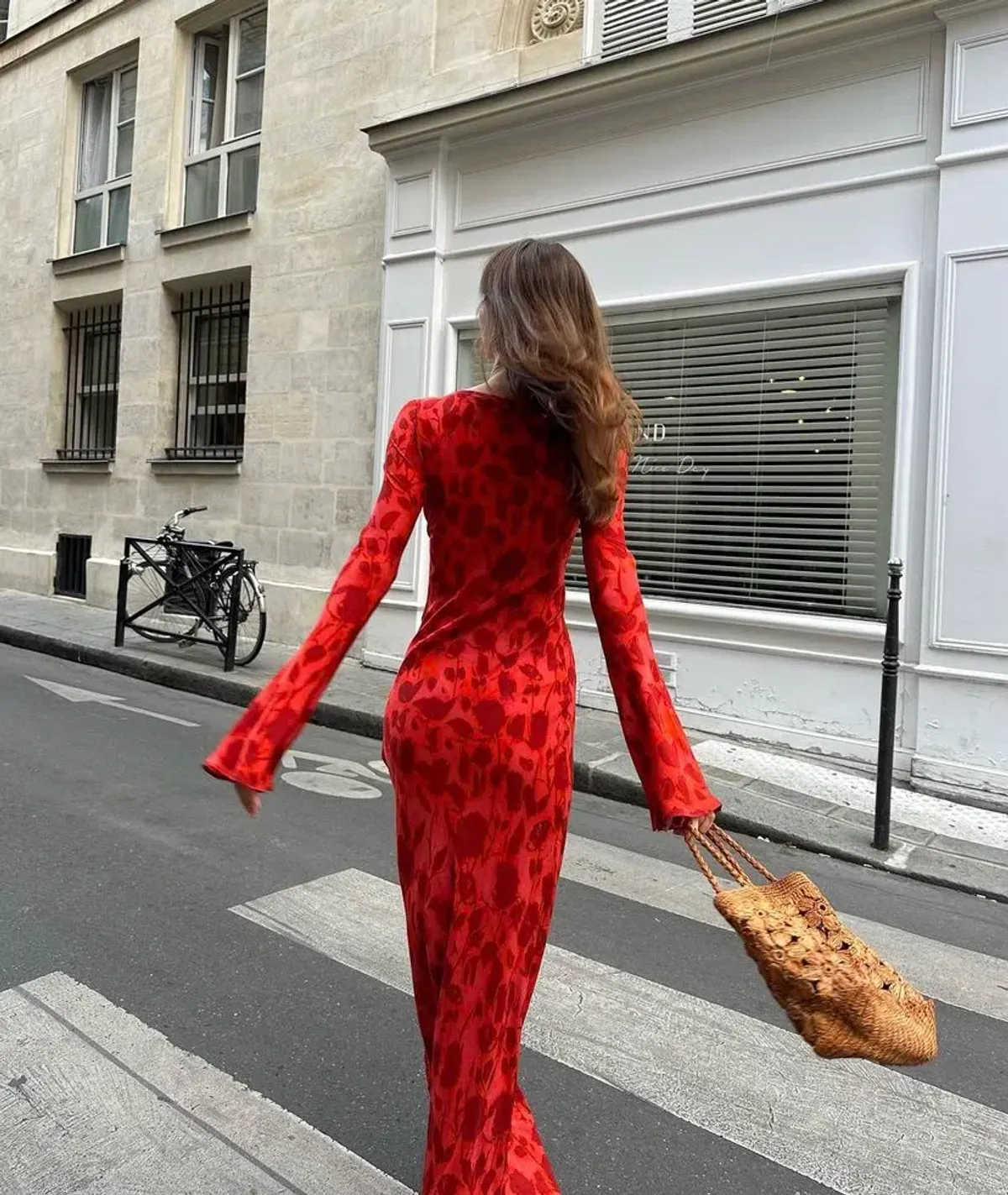 Realisation Par The Gia Maxi Dress in Havana Red Size 10 - Image 3