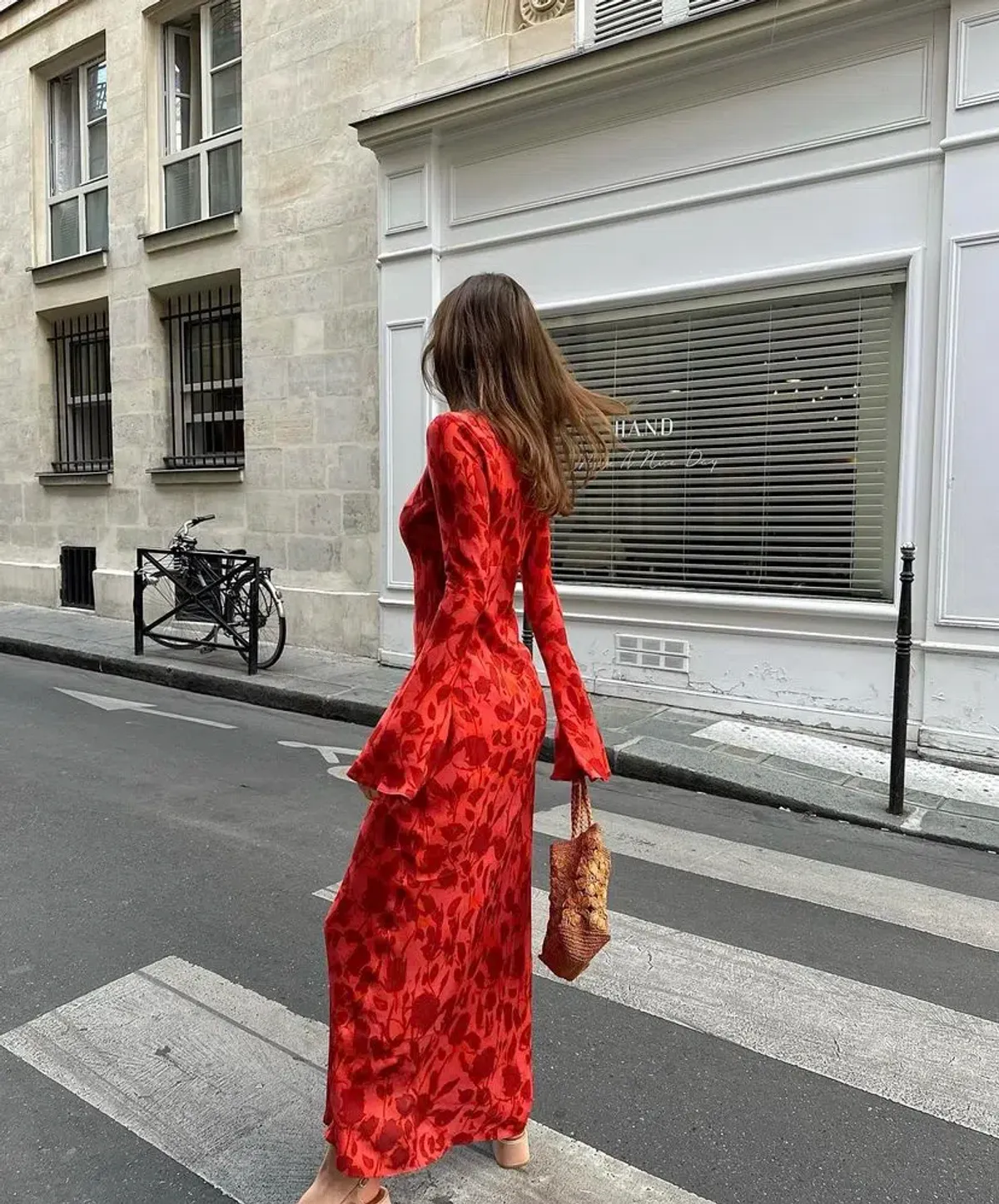 Realisation Par The Gia Maxi Dress in Havana Red Size 12 - Image 2