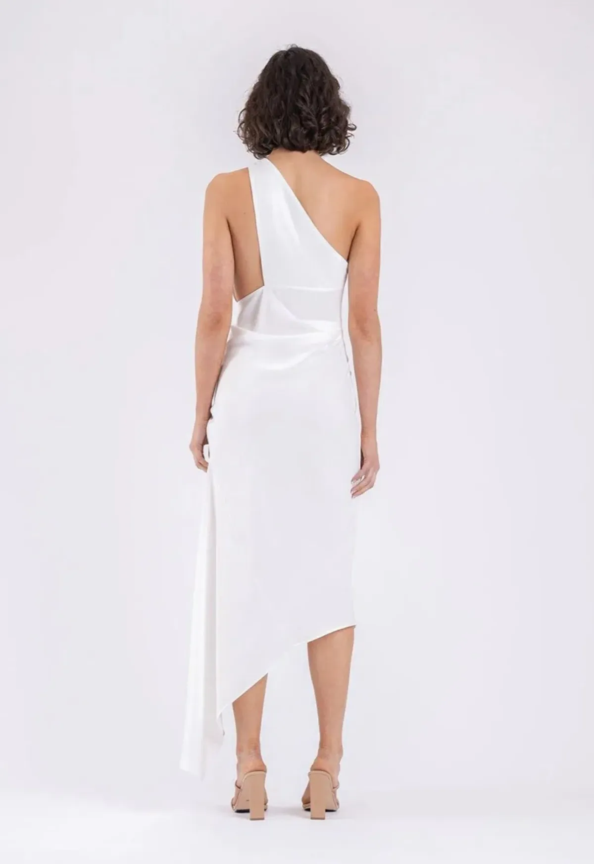 One Fell Swoop Temptation Dress in Runway White Matte - Size 8 - Image 3