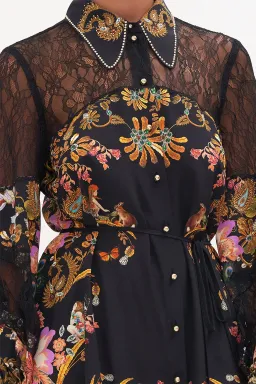 To Catch A Spider Shift Shirt Dress for rent on The Volte - image 3