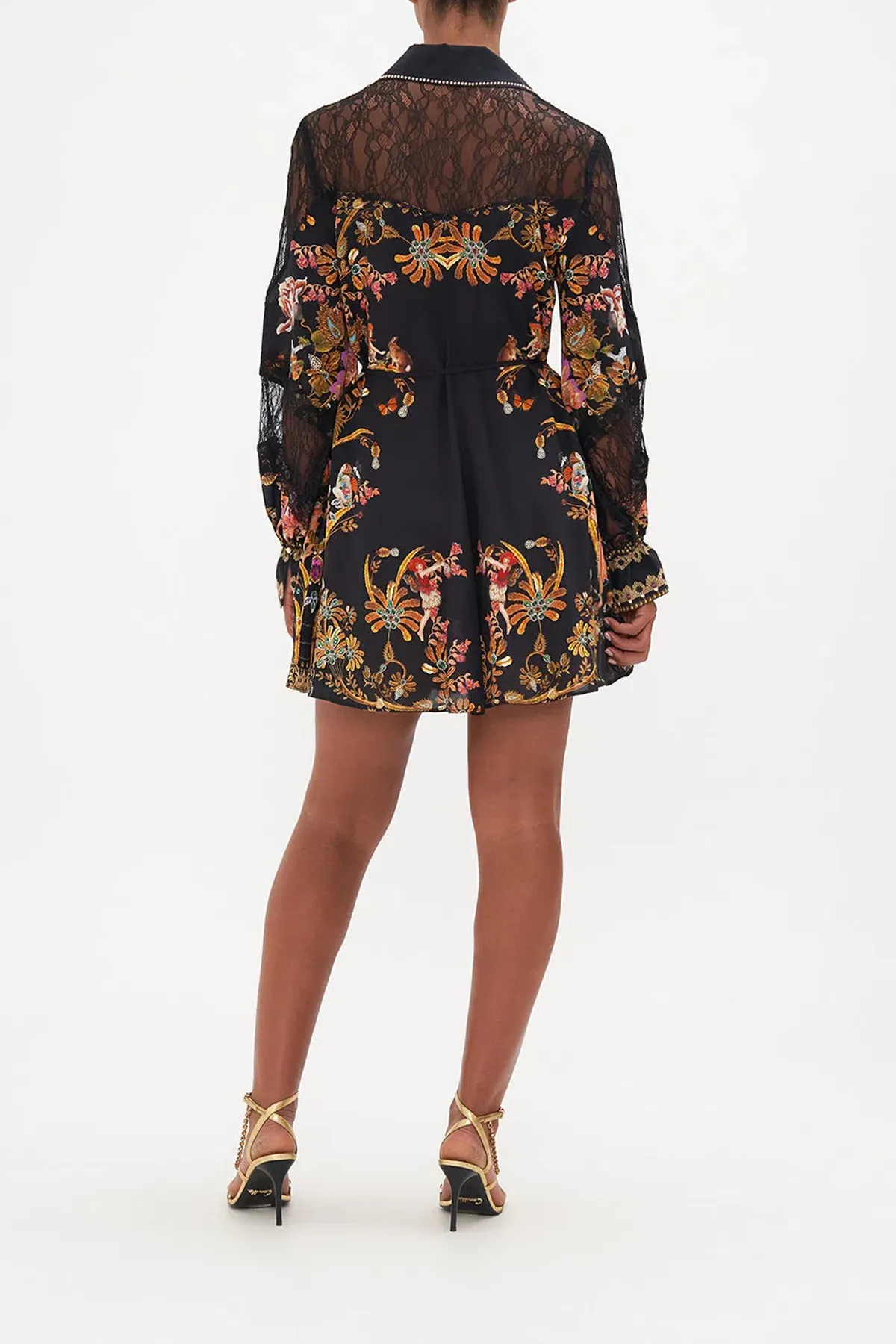 To Catch A Spider Shift Shirt Dress - Image 5