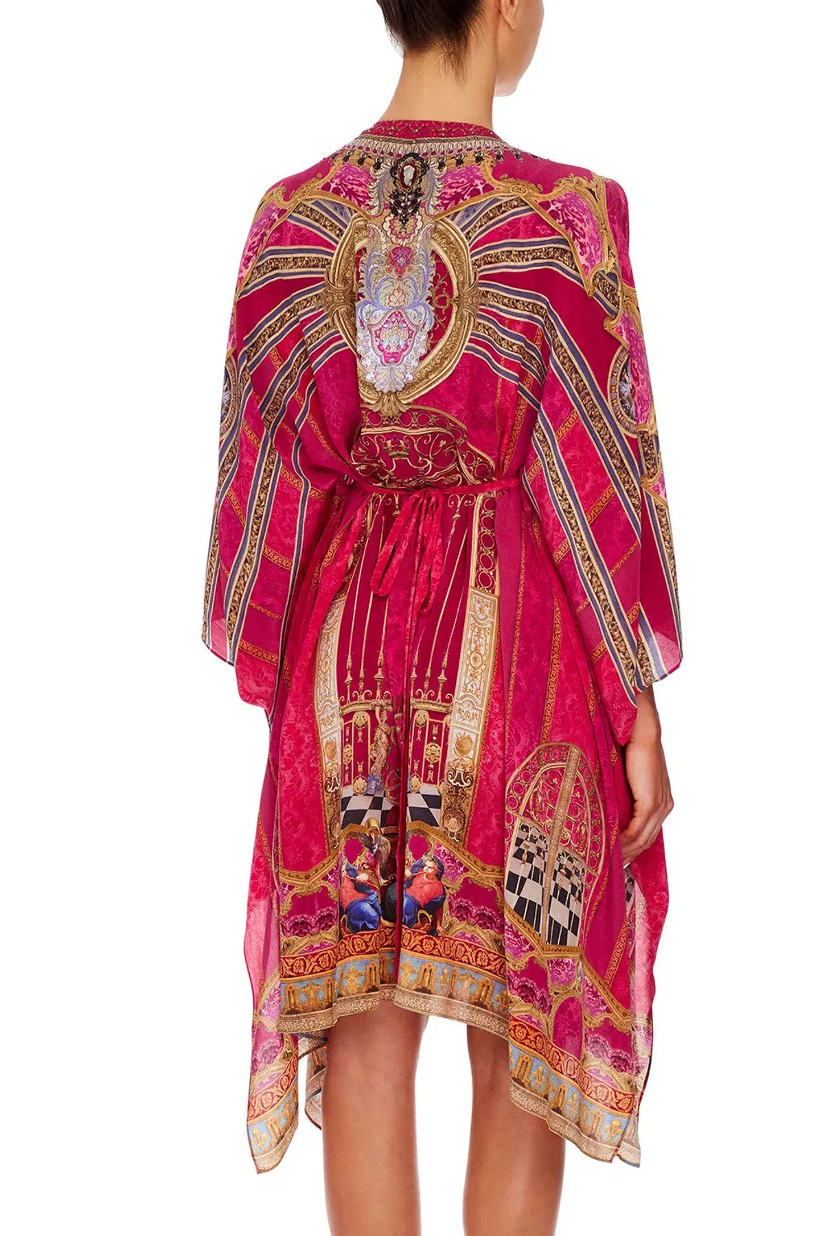 Loung Hour Short Kaftan With Hardware - Image 3