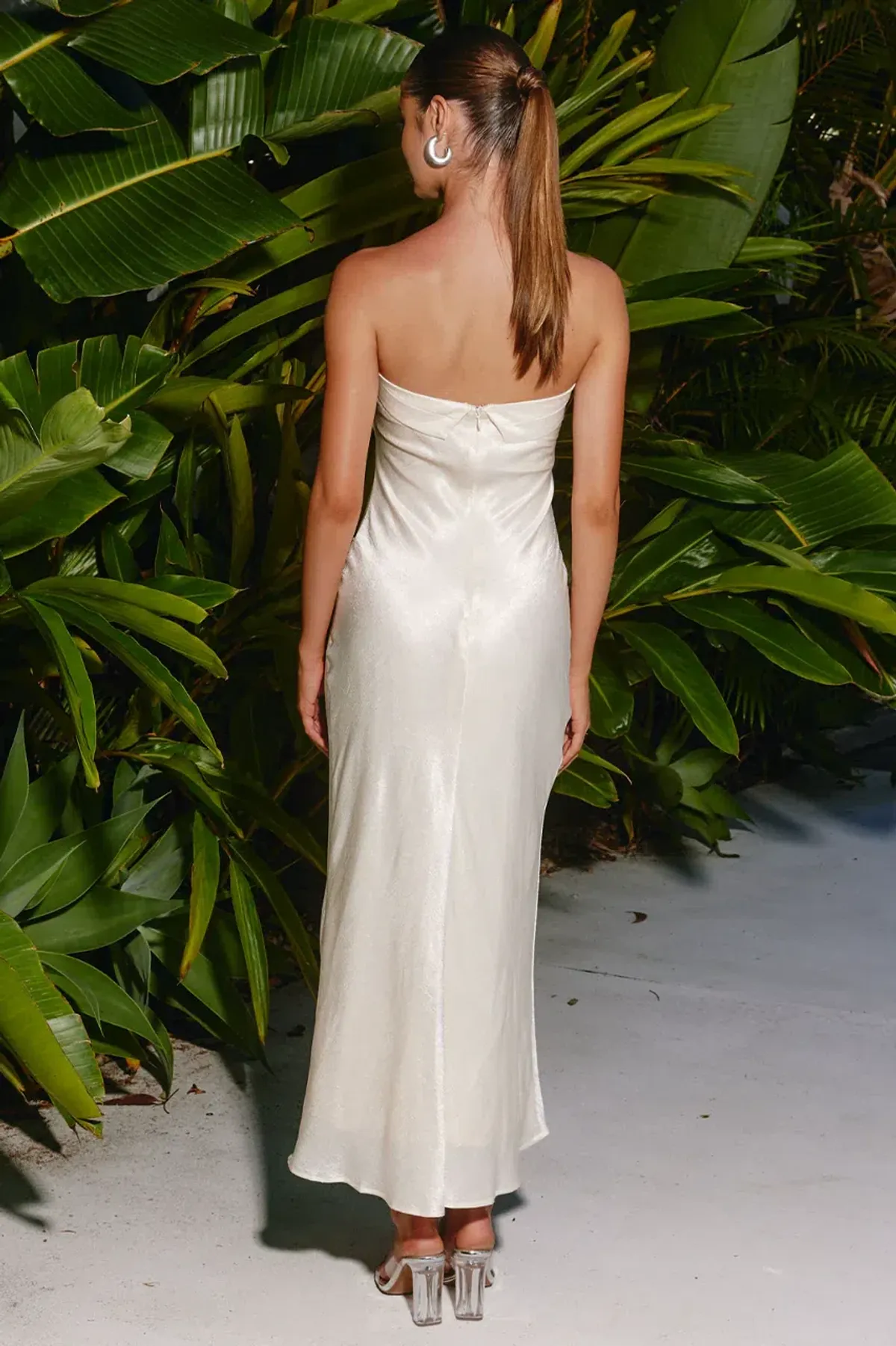 Leila Slip Dress Champagne - Image 2