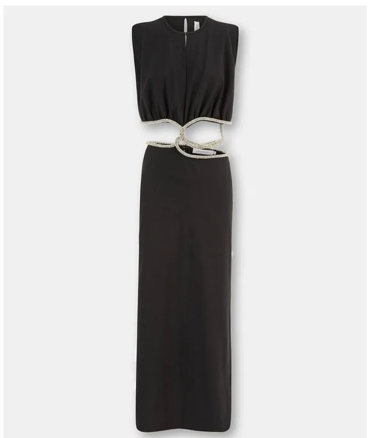 Crystal Interweave Dress Black - Image 5