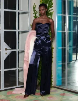 French Satin Bustier Set for rent on The Volte - image 1