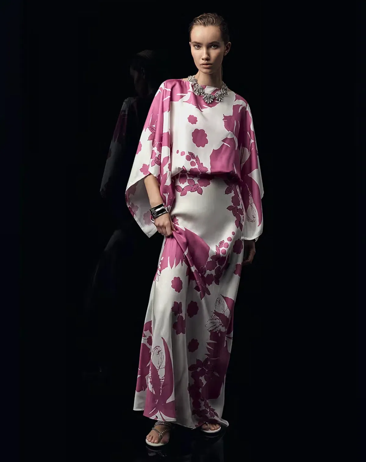 Silk Twill Sefton Dress And Top Set - Image 1
