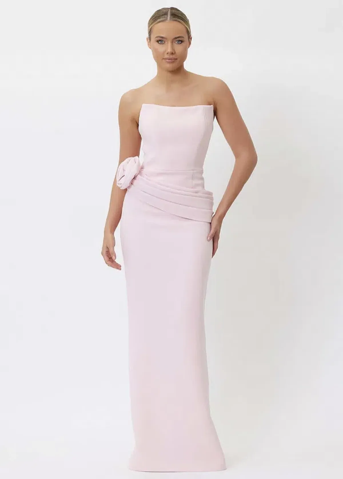 Bianca & Bridgett Illiyana Maxi Dress Light Pink - 8 - Image 1