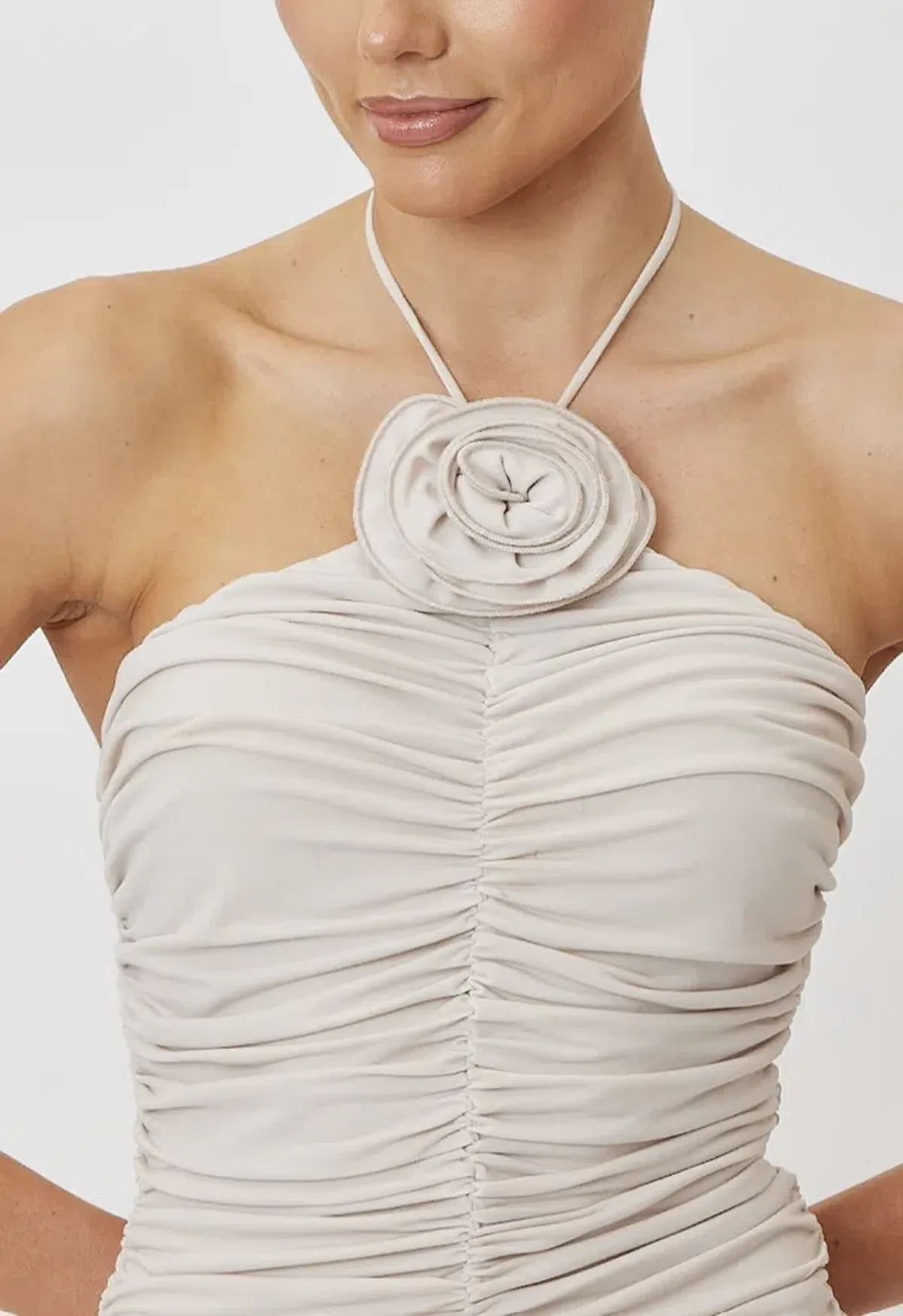 Bianca & Bridgett Marebba Midi Dress White - 10 - Image 3