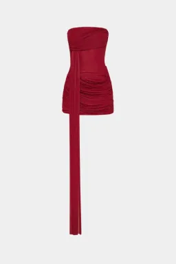 Misha The Ember Wrapped Mini Dress size XS / 6 for rent on The Volte - image 5