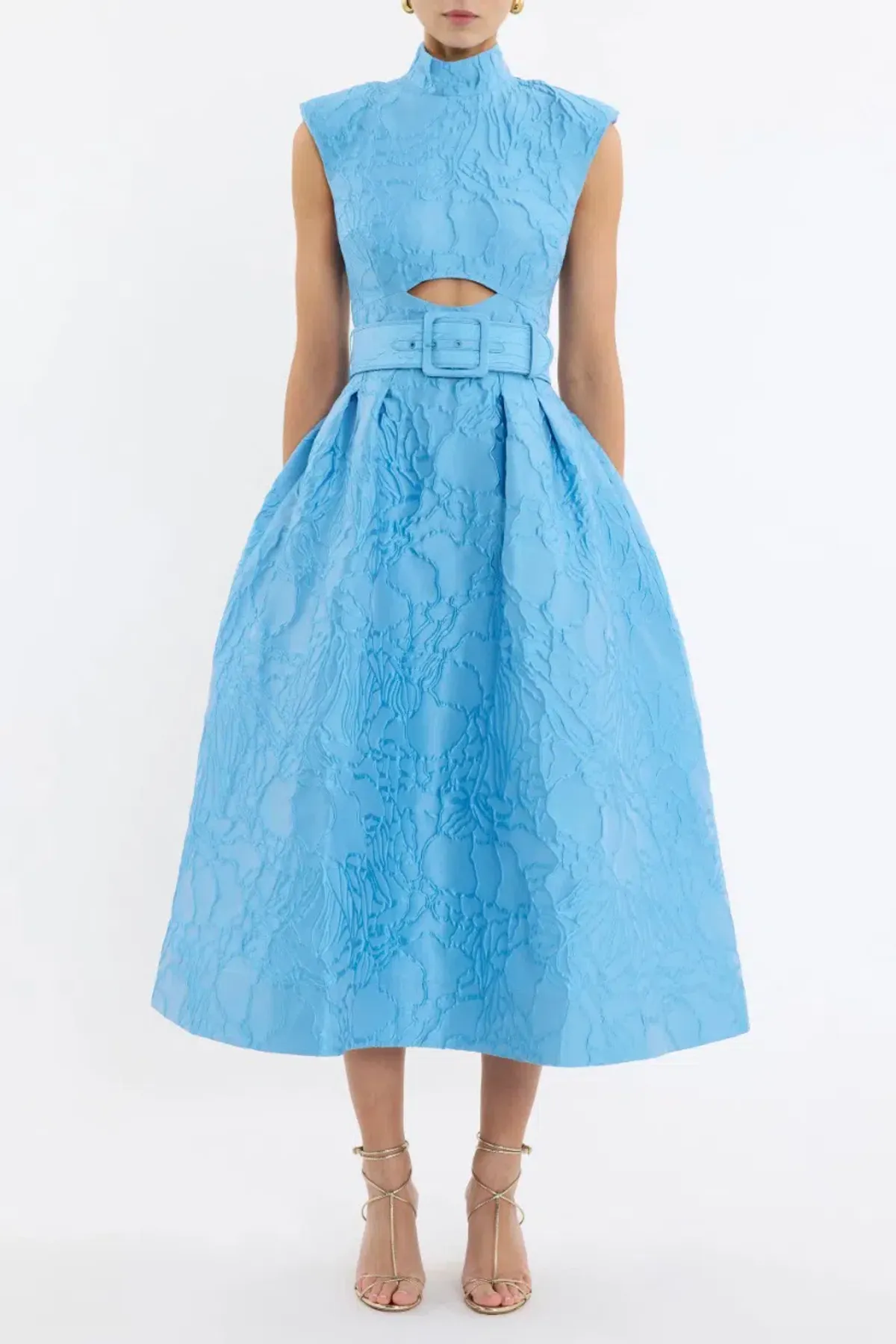 Rebecca Vallance Aegir Midi Dress; size 8  - Image 2