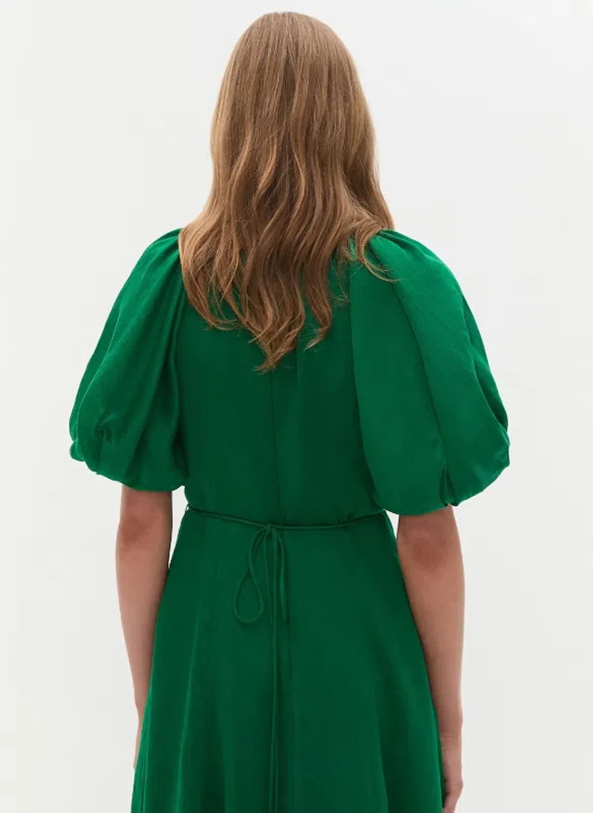 Aje Alma Midi Dress GREEN SAPPHIRE 8 - Image 3
