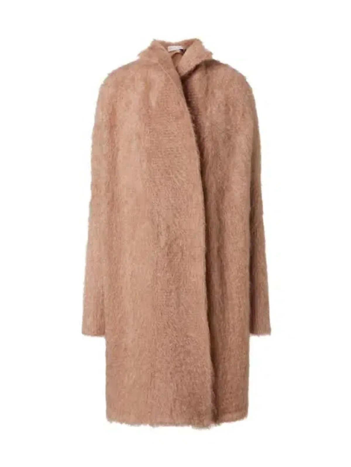 Brushed Mohair Cardigan Camel - Image 2