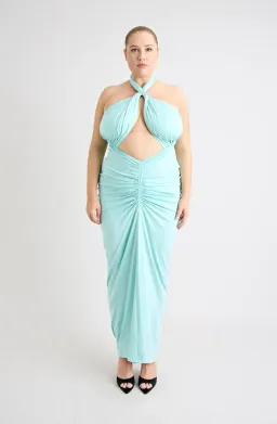 Pfeiffer Victoria maxi dress aqua size 12 L for rent on The Volte - image 4