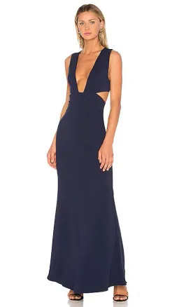 X by NBD Yani Gown Navy  Size 8 for rent on The Volte - image 1