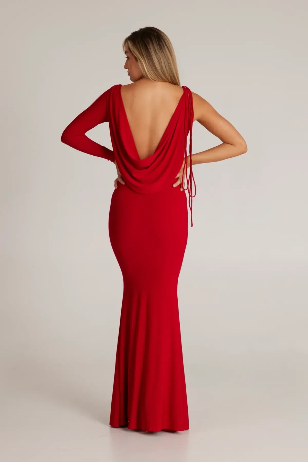 Emilia Red Dress - Image 4