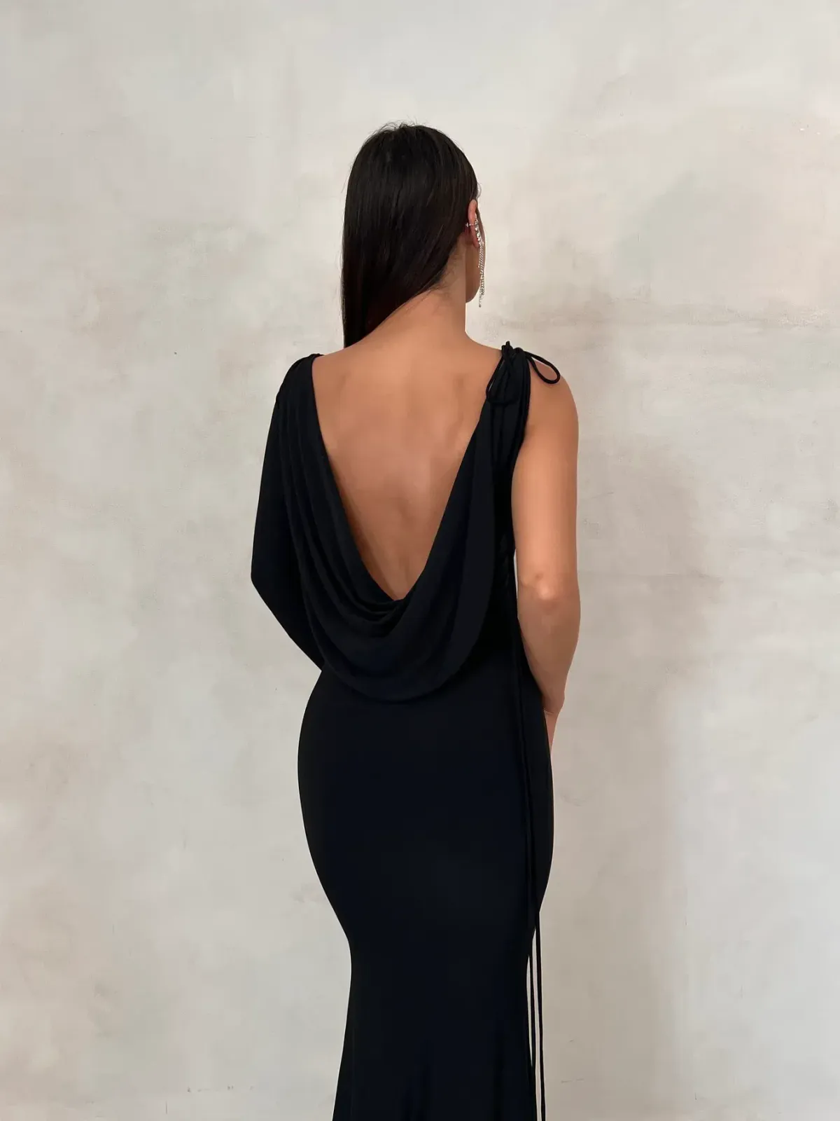 Emilia Black Dress - Image 6
