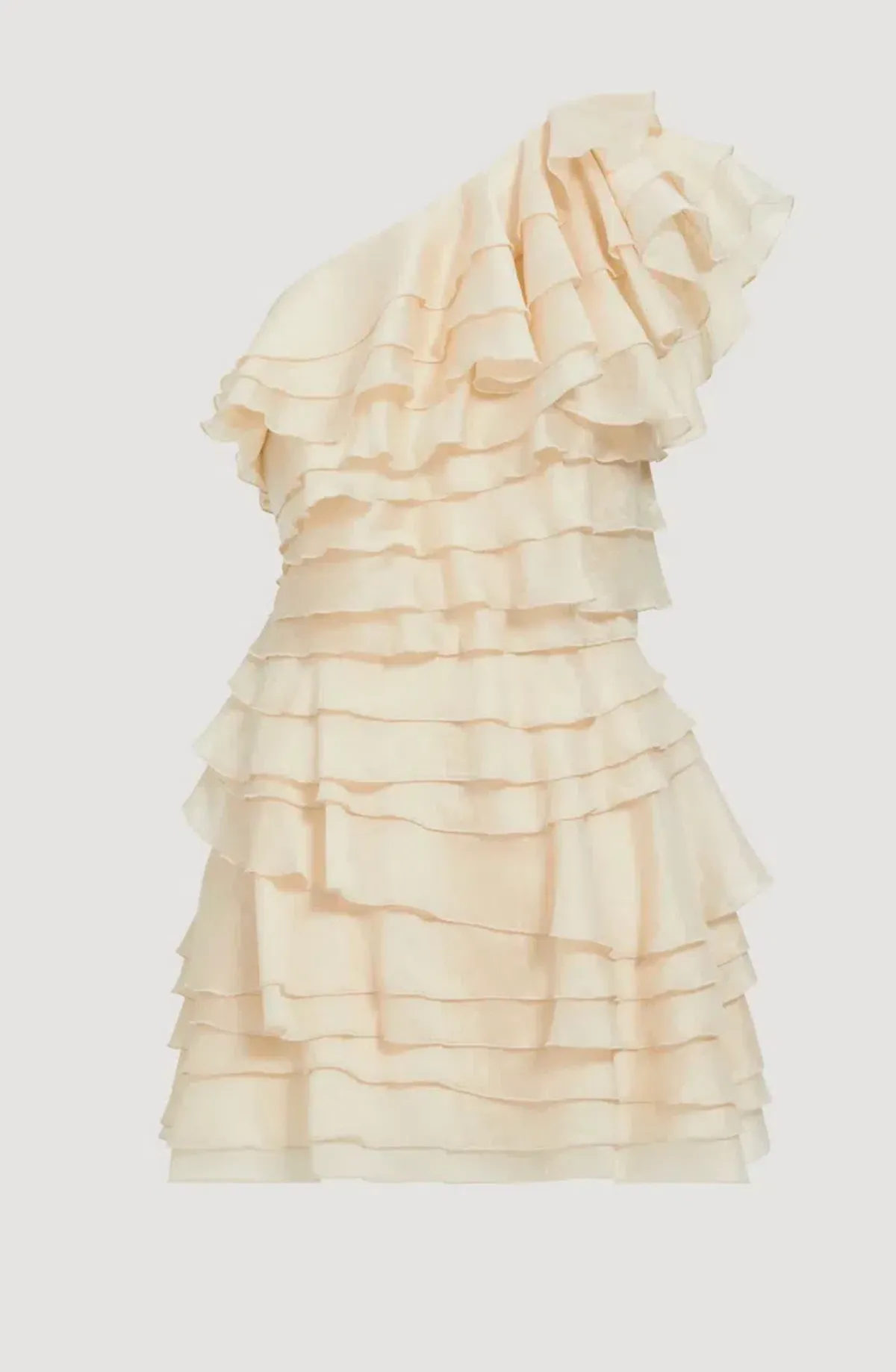 Aje Rosaline Mini Dress Coconut Cream Size 4 - Image 4