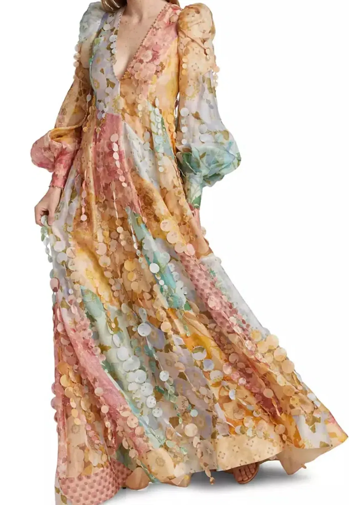 Zimmermann Tempo Patch Rainbow Gown size 6 - Image 3