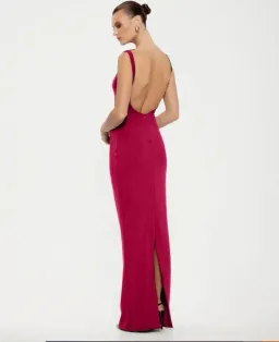 Effie Kats Verona Gown in Raspberry Size XS/6 for rent on The Volte - image 2
