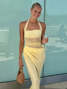 Benni Gina Maxi / Yellow / Size 10 for rent on The Volte - image 1