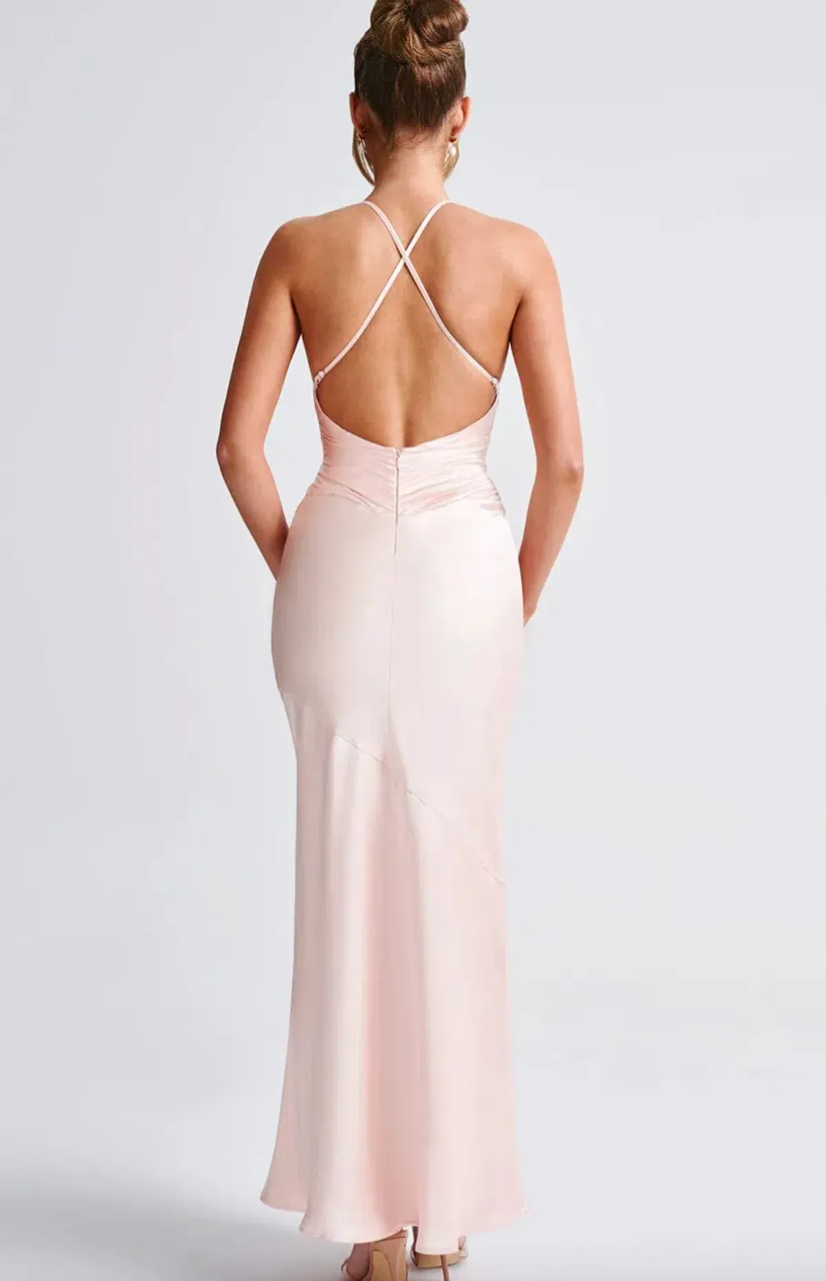 Sarita Maxi Dress Blush - Image 5