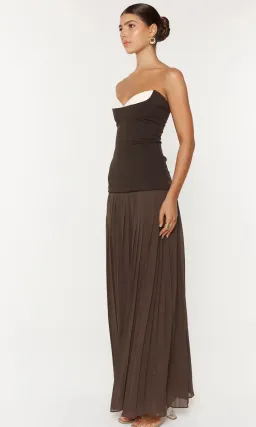 Jefrei Sei/She is Olla Nicolette Maxi in Espresso Sz M for rent on The Volte - image 2