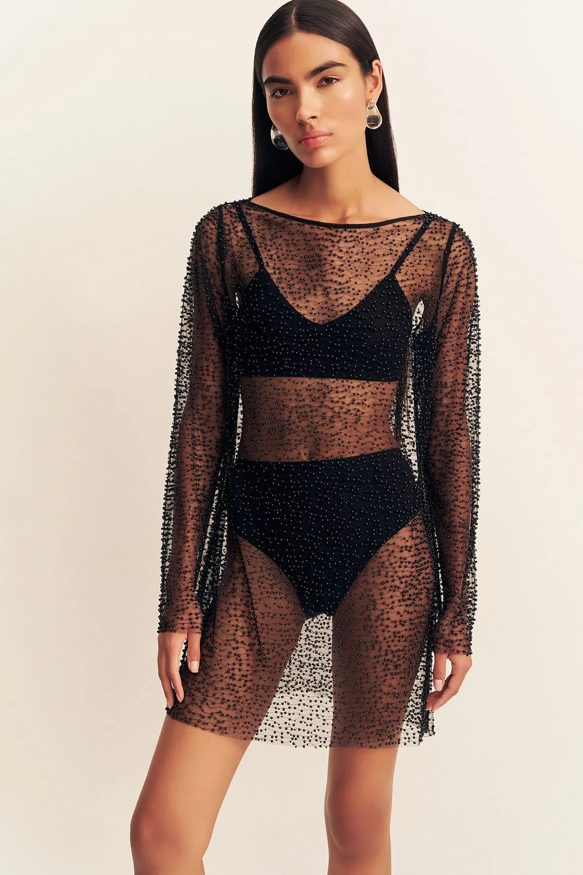 Shona Joy Mona Long Sleeve Mini Dress - Image 5