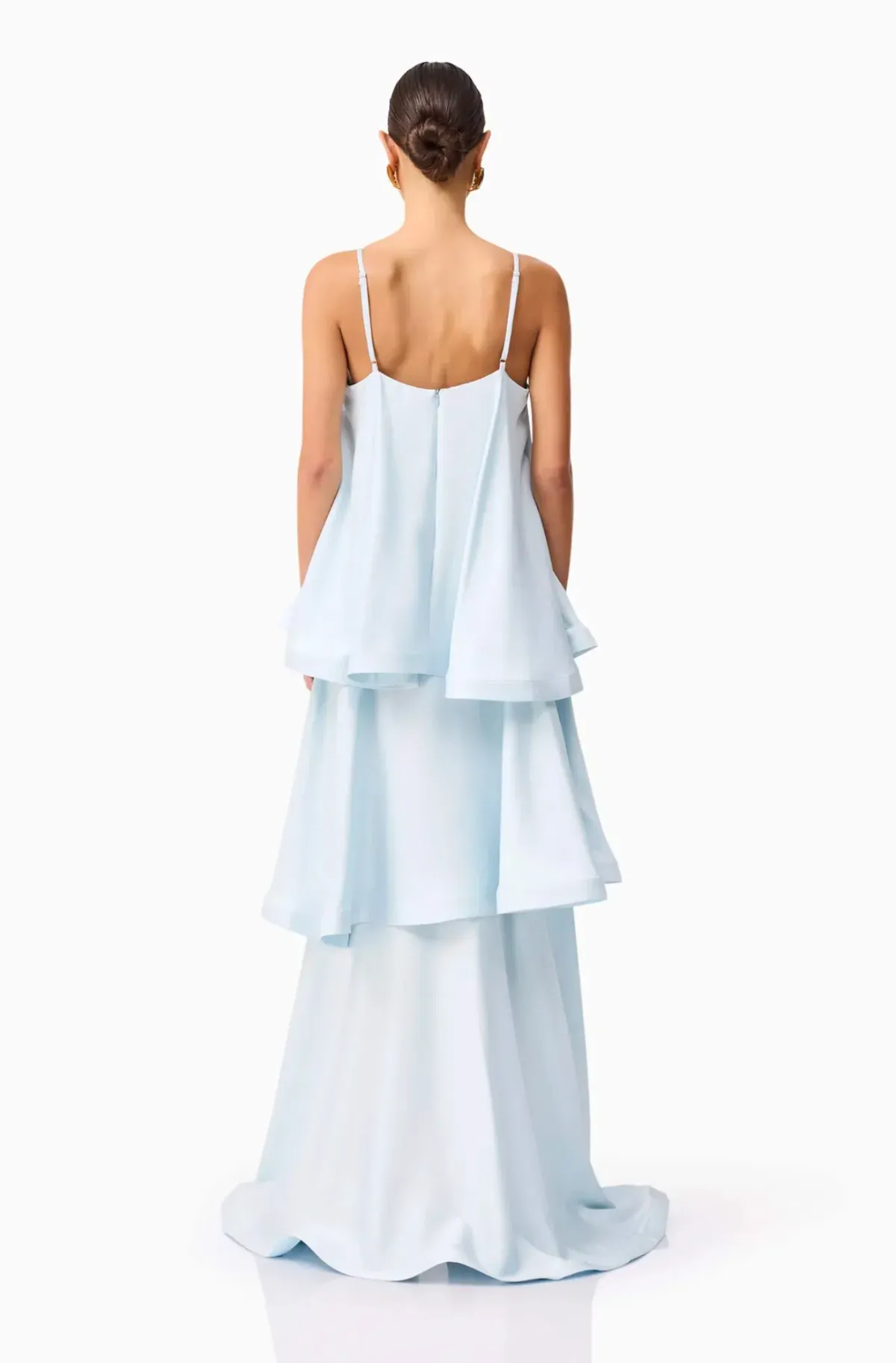 Elliatt Tilly Tiered Maxi Dress in Blue Size S / AU 8 - Image 4