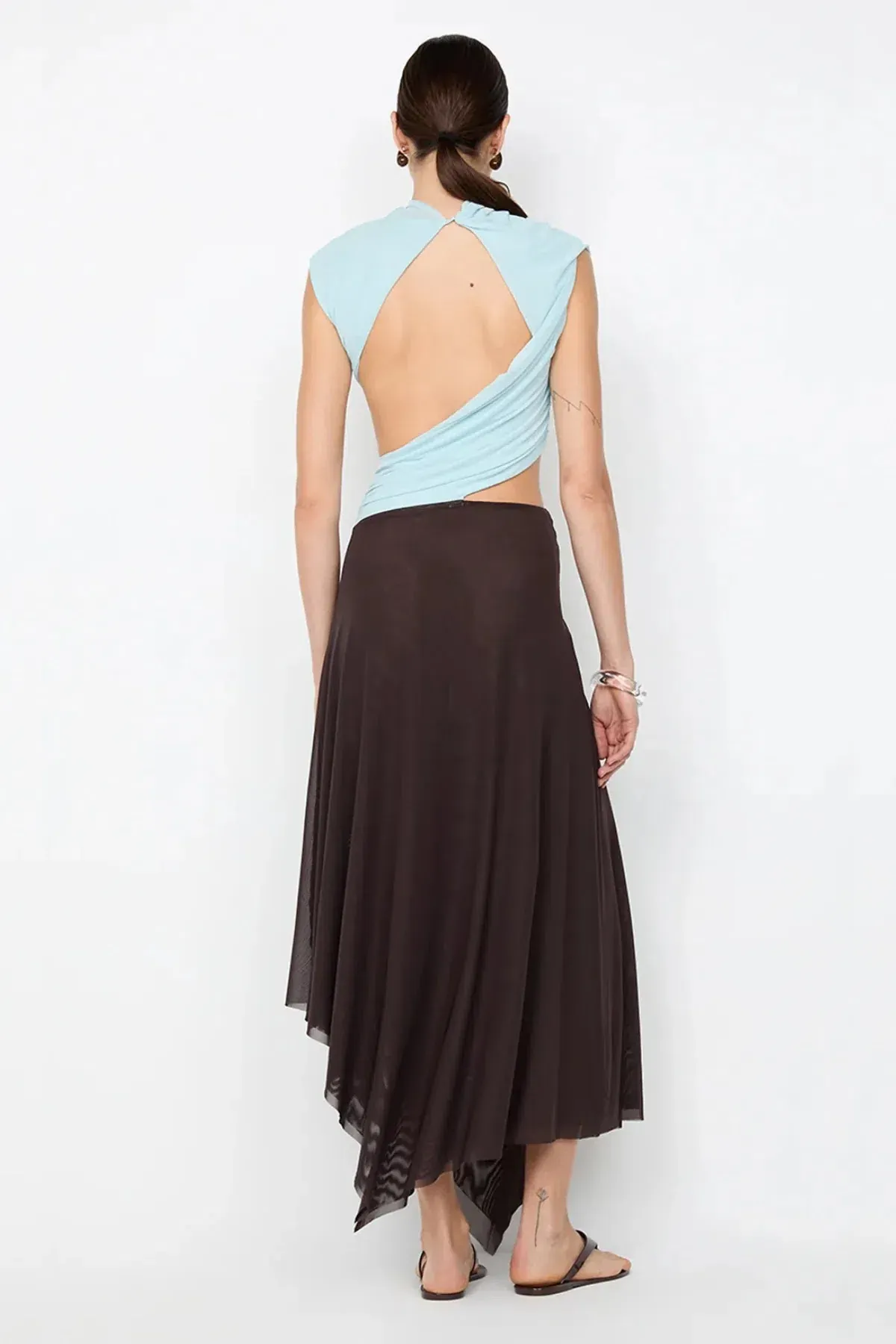 Bec and Bridge Conni Asym Midi Dress Size 8 - Image 17