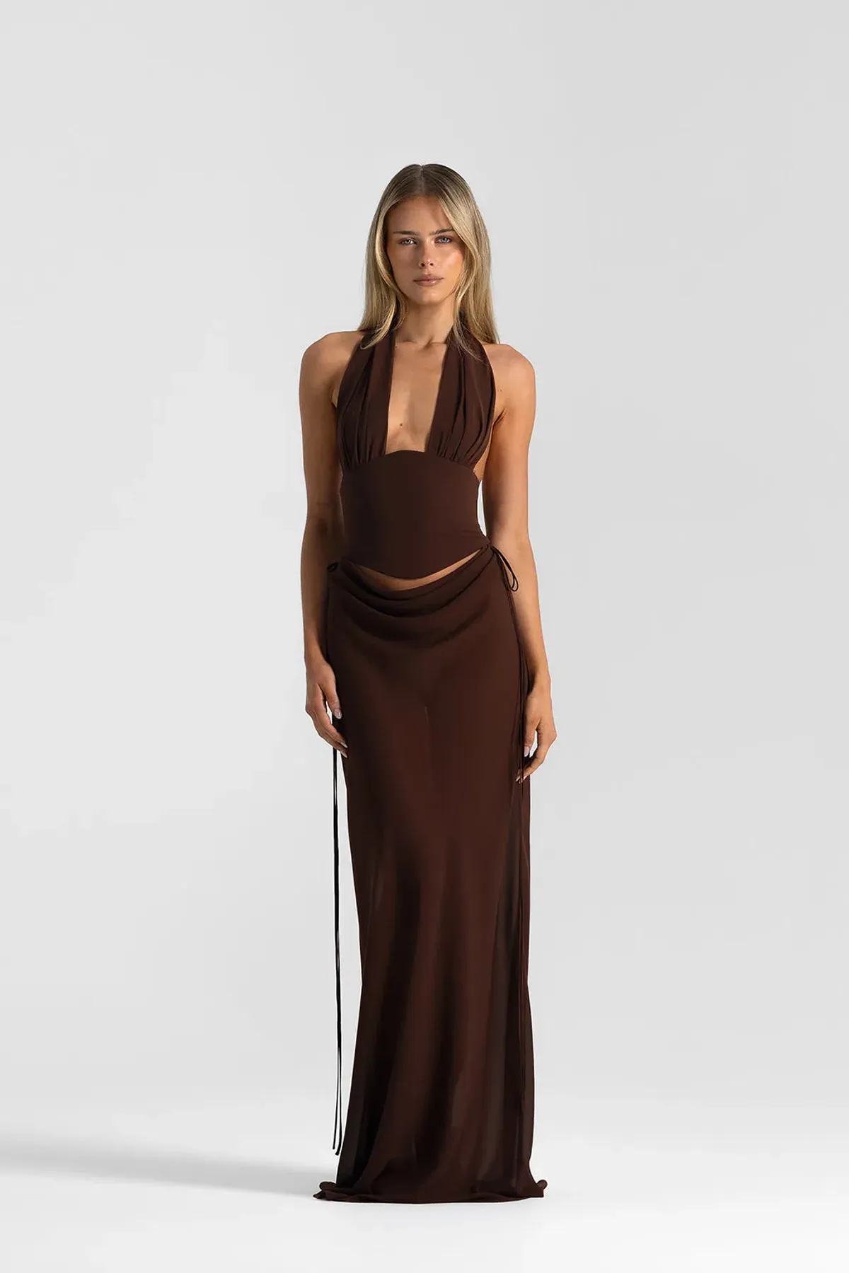 Natalie Rolt  Bronte Top and Allira Skirt in Espresso Brown Size 1 - Image 12