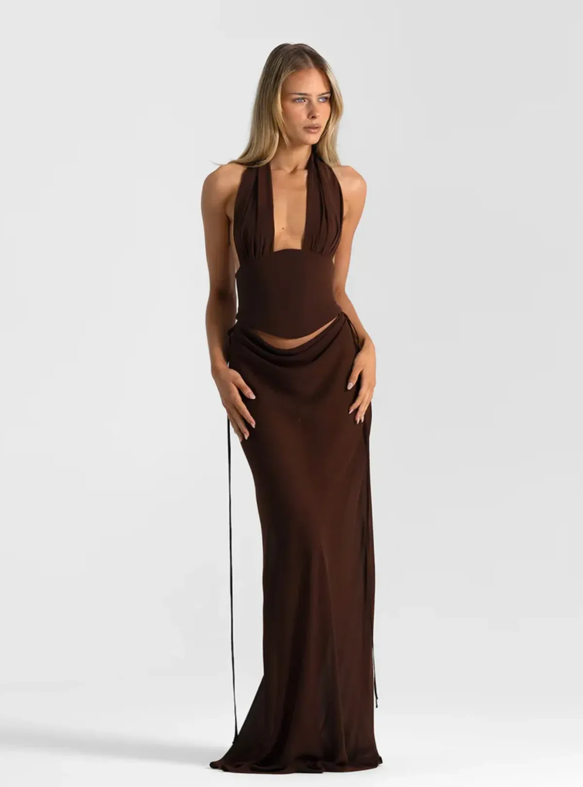 Natalie Rolt  Bronte Top and Allira Skirt in Espresso Brown Size 1 - Image 8