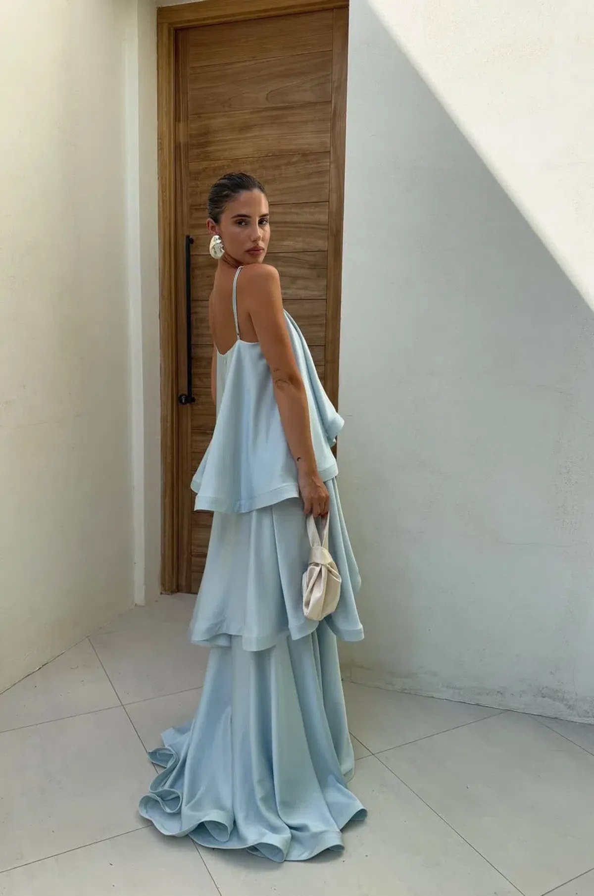 Elliat Tilly Dress in blue. Size medium. - Image 1
