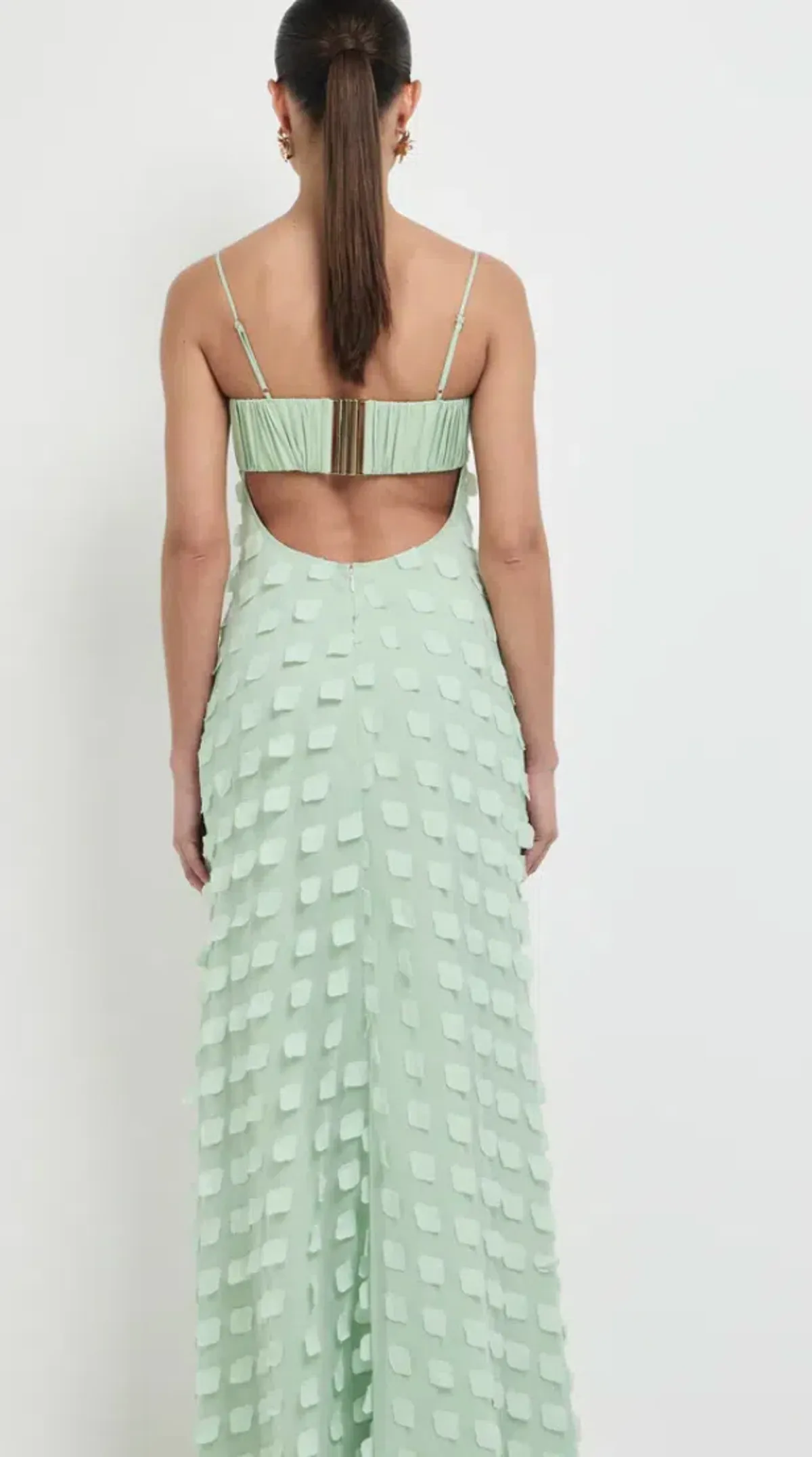 Sheike - Escape Maxi Dress in Avocado size 16 - Image 2