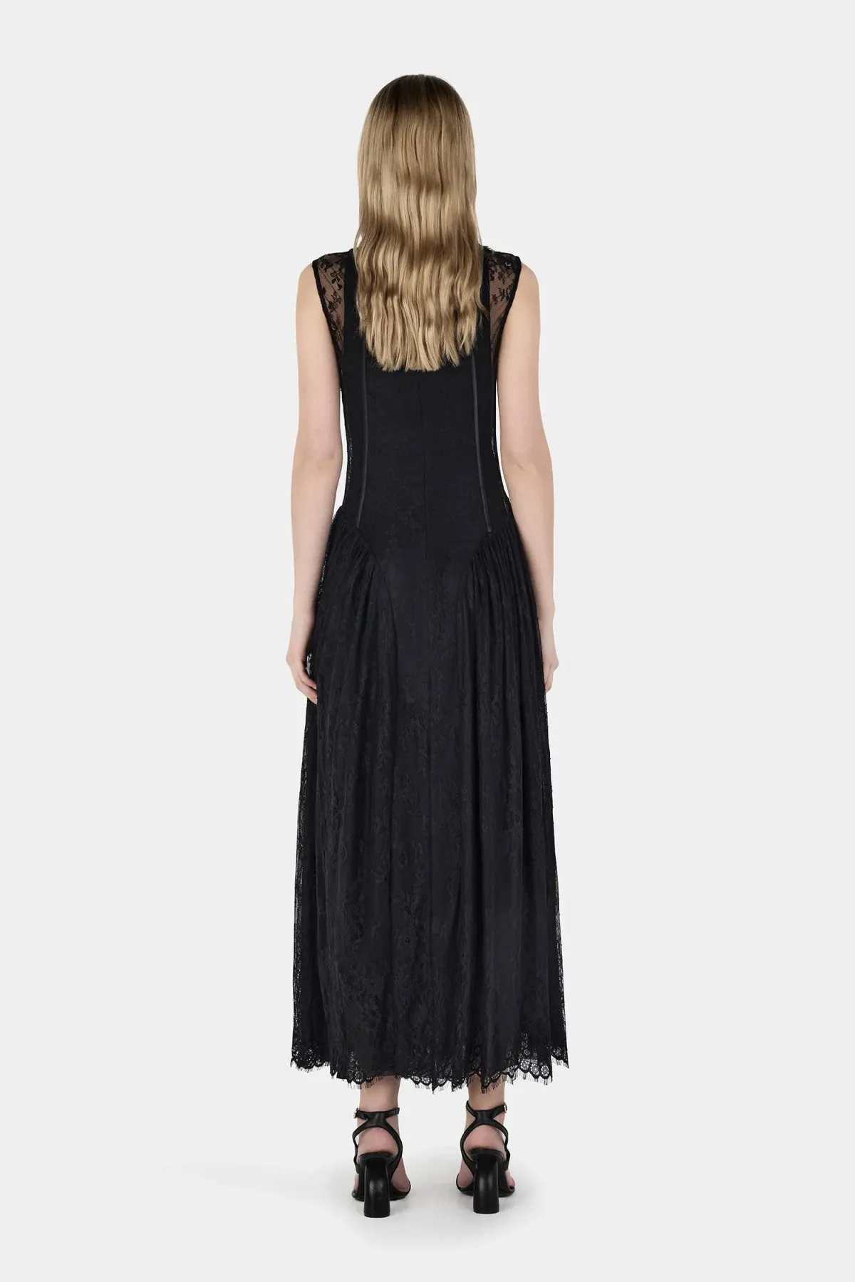 Hansen And Gretel Juliette Lace Dress Black Size 8 - Image 2