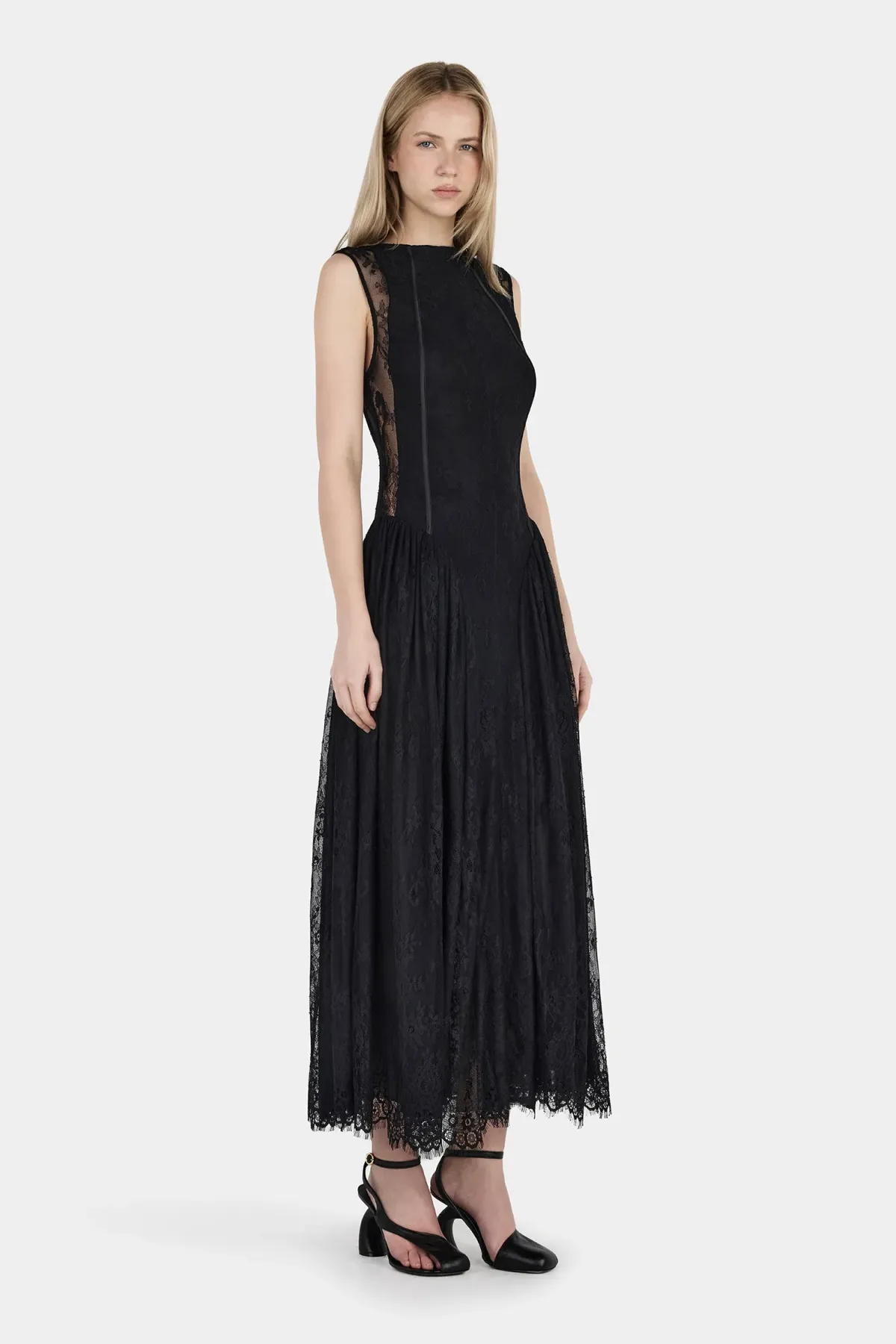 Hansen And Gretel Juliette Lace Dress Black Size 8 - Image 4