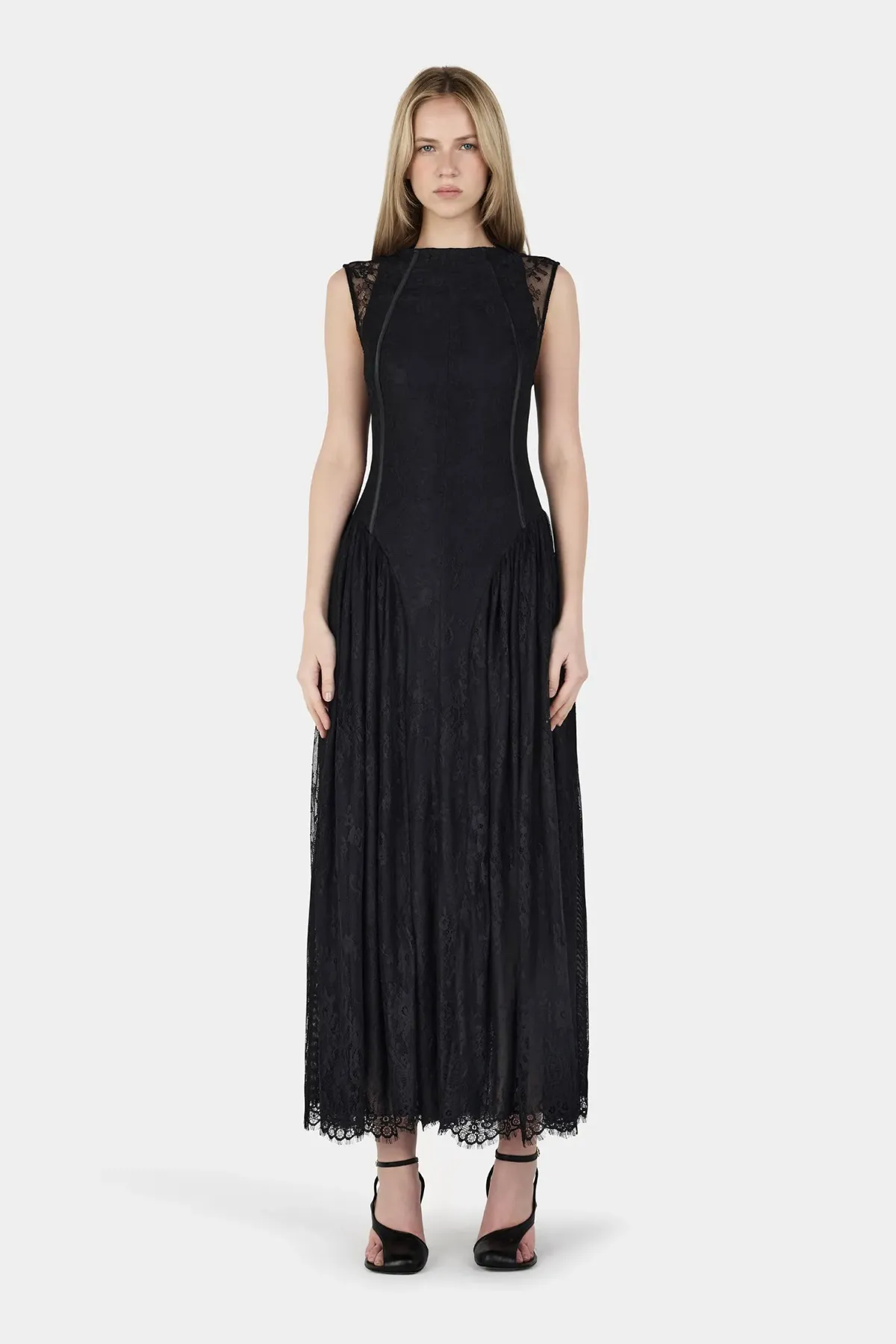 Hansen And Gretel Juliette Lace Dress Black Size 8 - Image 1