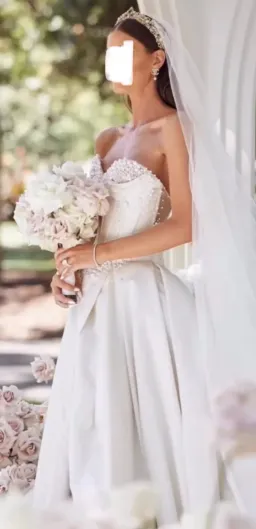 Pallas Couture - Bespoke wedding dress  for rent on The Volte - image 7