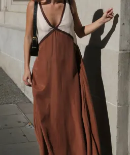 Sancia Naomi Maxi Dress Ochre size XL for rent on The Volte - image 5