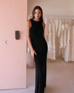 By Nicola Matisse Reversible Cowl Neck Dress in black- Size 14 for rent on The Volte - image 3