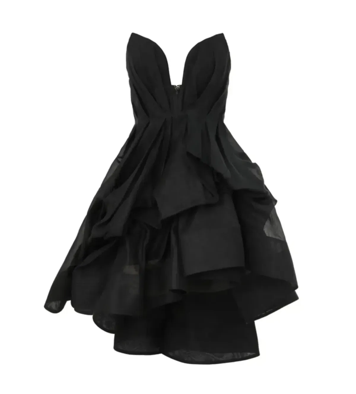 Zimmermann The Illuminate Draped Mini Dress Black Size 0 / AU8 - Image 3