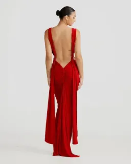 Melani Izabella Red Dress for rent on The Volte - image 1
