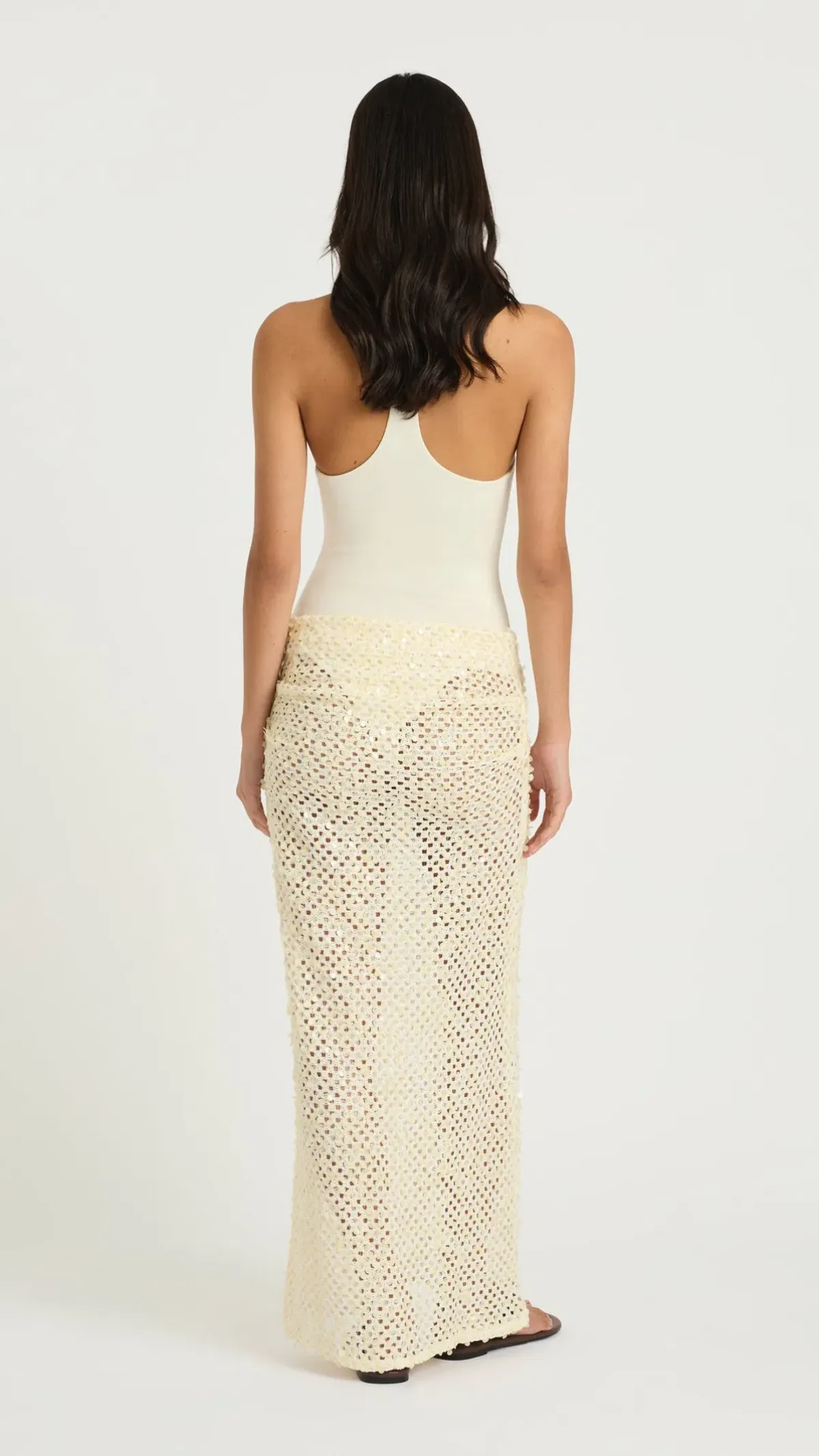 Benni Ariel Maxi Dress in Shell Size 8  - Image 2