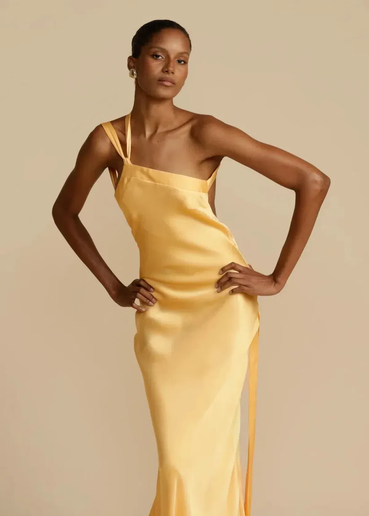 ARCINA ORI MONIQUE DRESS SUNSHINE YELLOW SIZE 8 (S) - Image 3