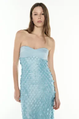 Manning Cartell Supreme Extreme Balconette Dress Acqua spritz for rent on The Volte - image 2