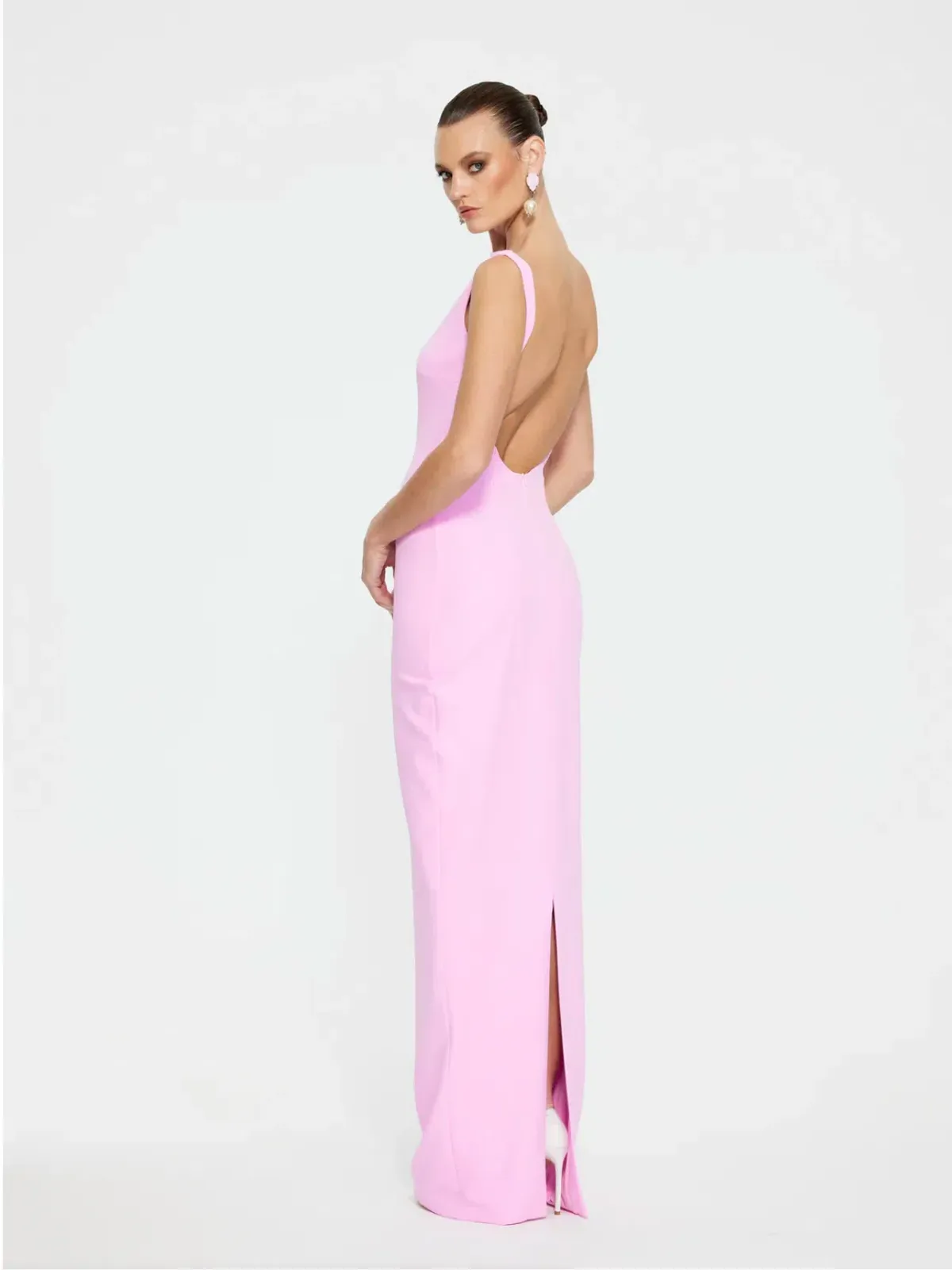 Effie Kats Verona Gown Taffy Pink Size 10/M - Image 2